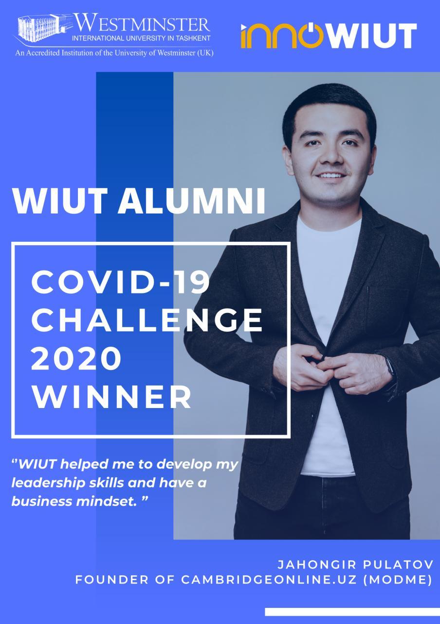 We have a WINNER of COVID-19 CHALLENGE 2020!