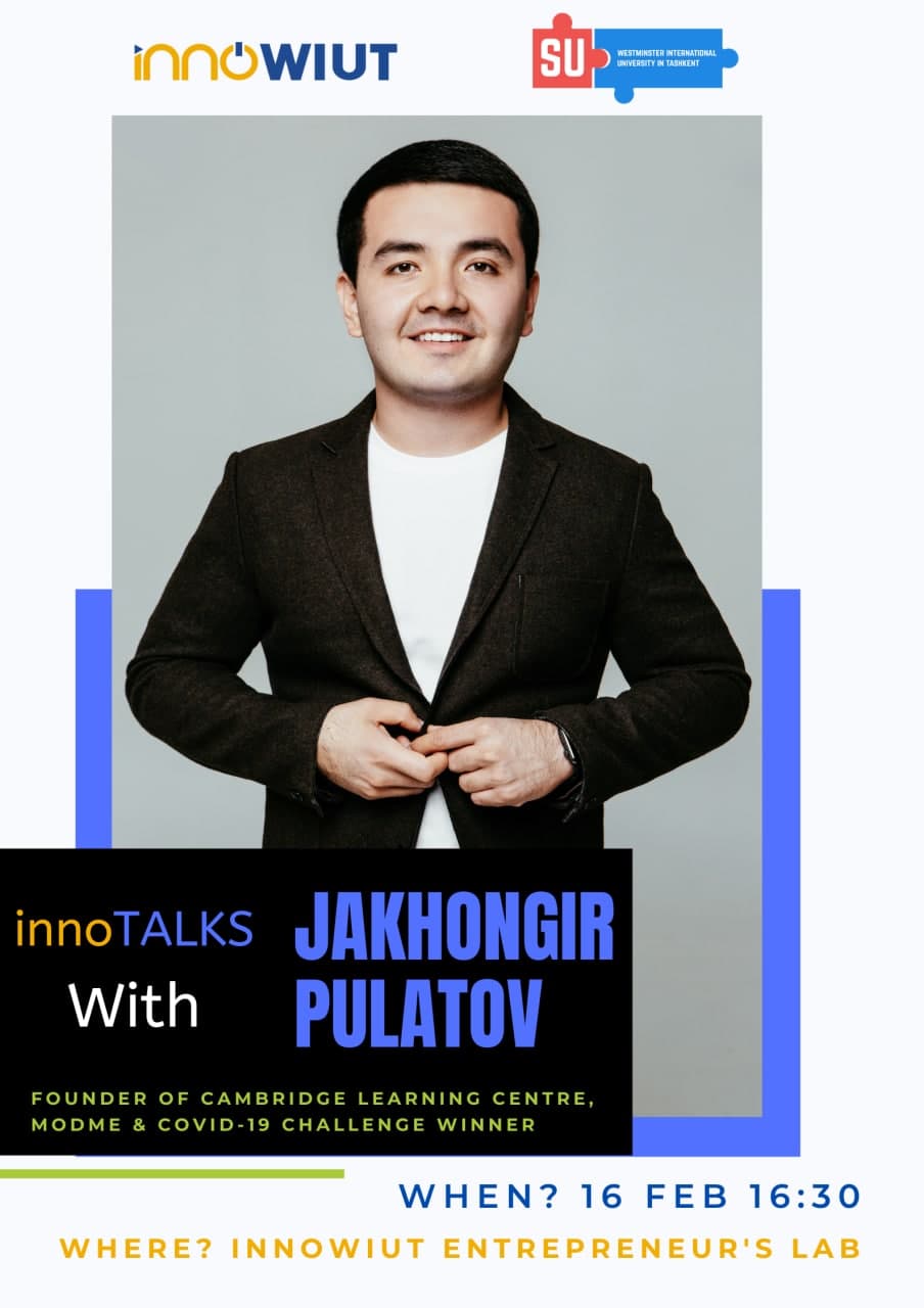innoTALKS with Jakhongir Pulatov