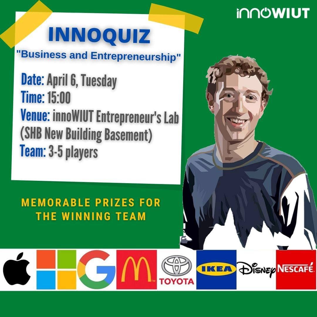 innoQUIZ on “Business and Entrepreneurship”